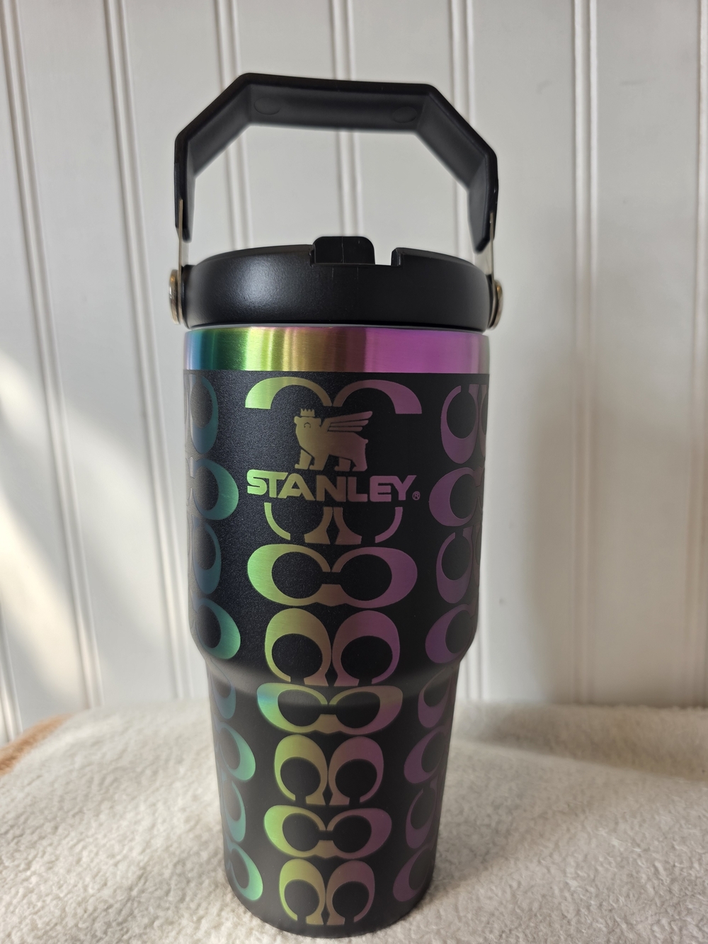 Stanley Custom Made Black Travel Tumbler 20oz